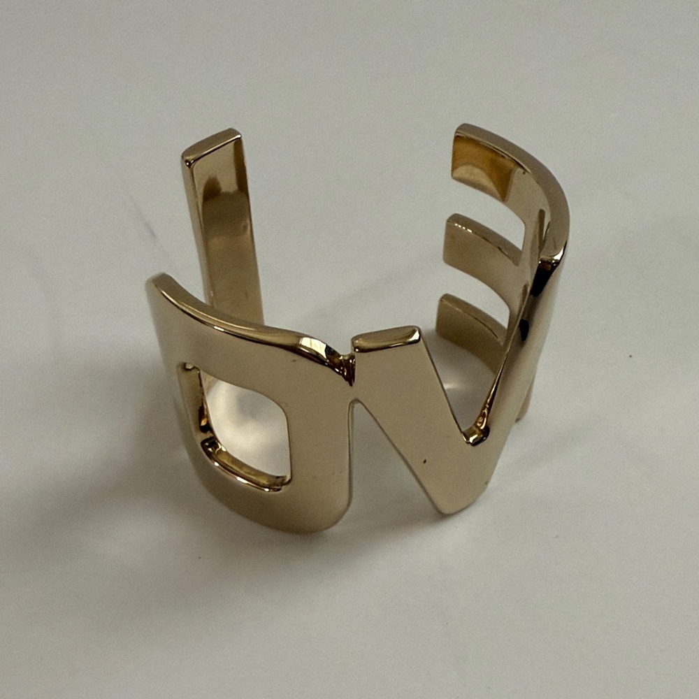 Givenchy Metal LOVE Cuff Bracelet in size Small